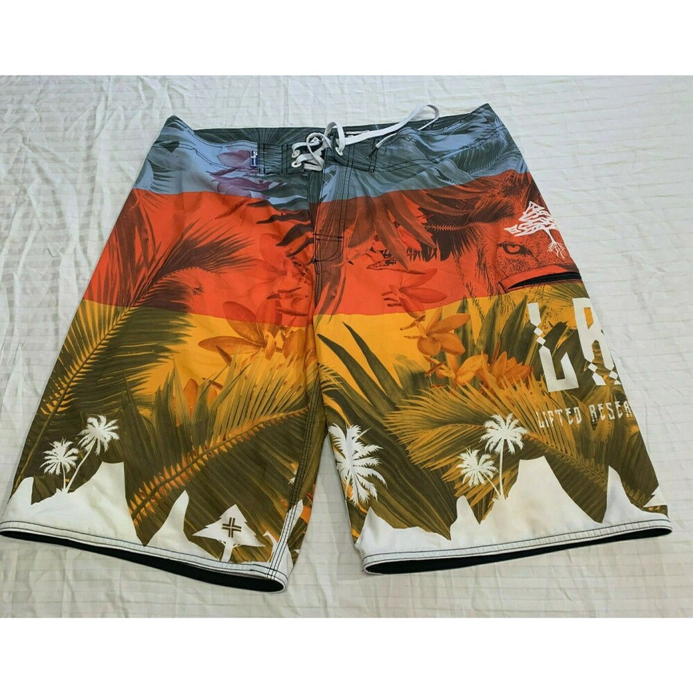 LRG RESEARCH MENS SWIM SHORTS SIZE 36